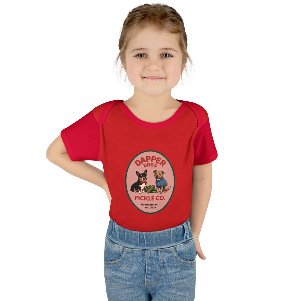 Dapper Dogs Onesie – Full Color