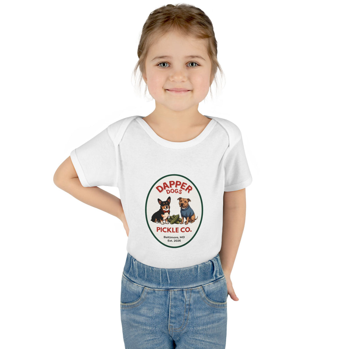 Dapper Dogs Onesie – Full Color