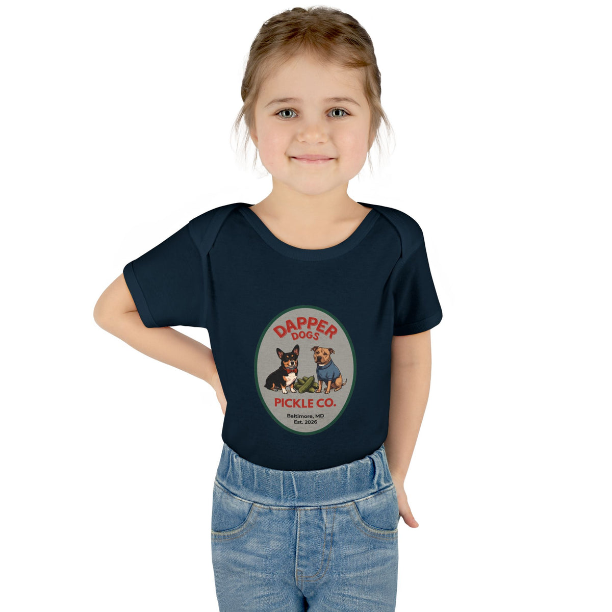 Dapper Dogs Onesie – Full Color